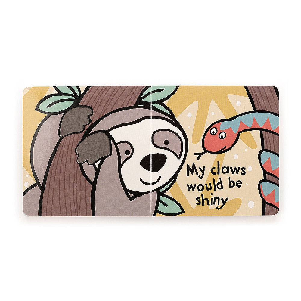Jellycat If I Were A Sloth Board Book - Say It Baby 