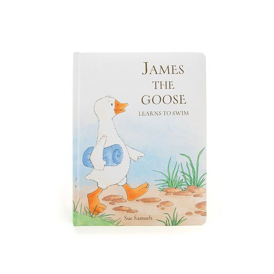 Jellycat James The Goose Board Book - Say It Baby 