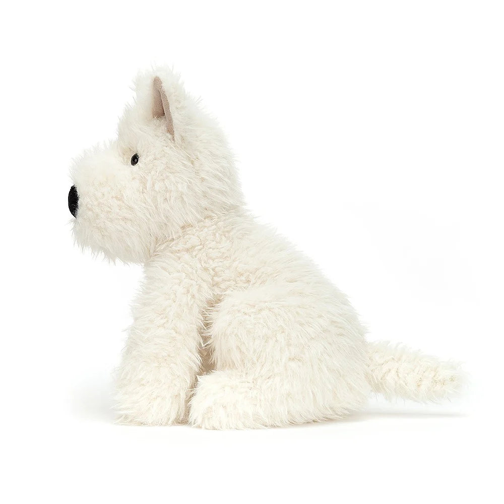 Say hello to Jellycat Munro the Scottie Dog. This feisty little pup is ready for big adventures! Sold by Say It Baby Gifts