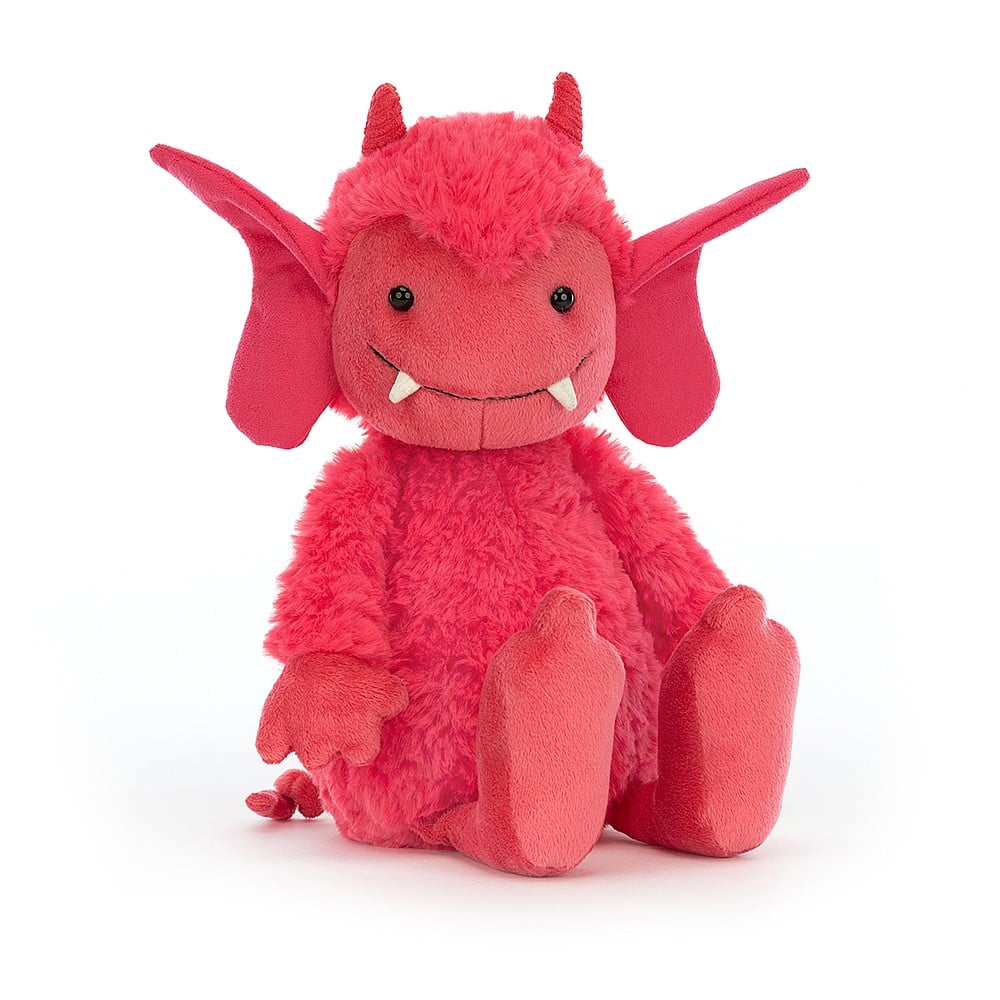 Say Hello to Jellycat Pandora Pixie - a cheeky but charming raspberry-pink creature!  PAN3P.  Sold by Say It Baby Gifts