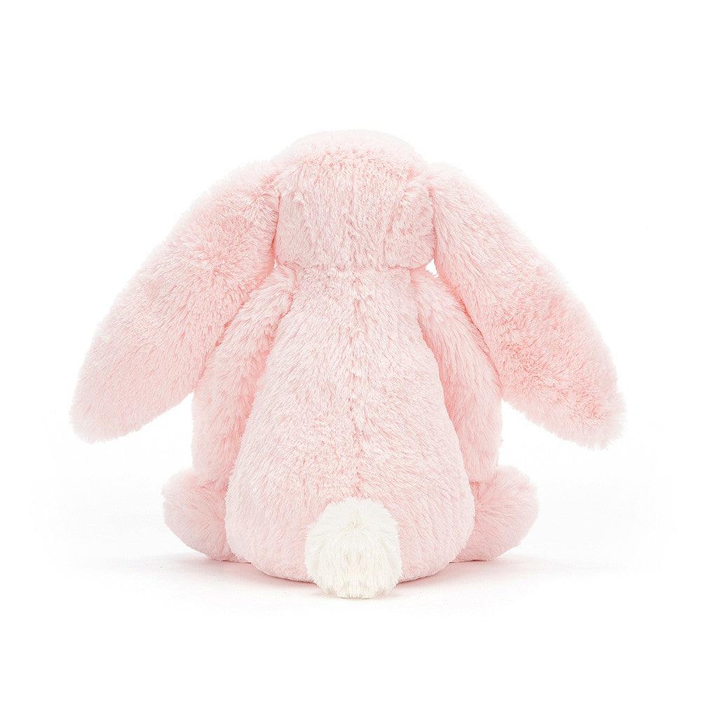 Jellycat Pink Bashful Bunny -Medium. This super soft pink Jellycat bunny has gorgeous soft fur, long floppy ears and a cute bobtail. Say It Baby Gifts