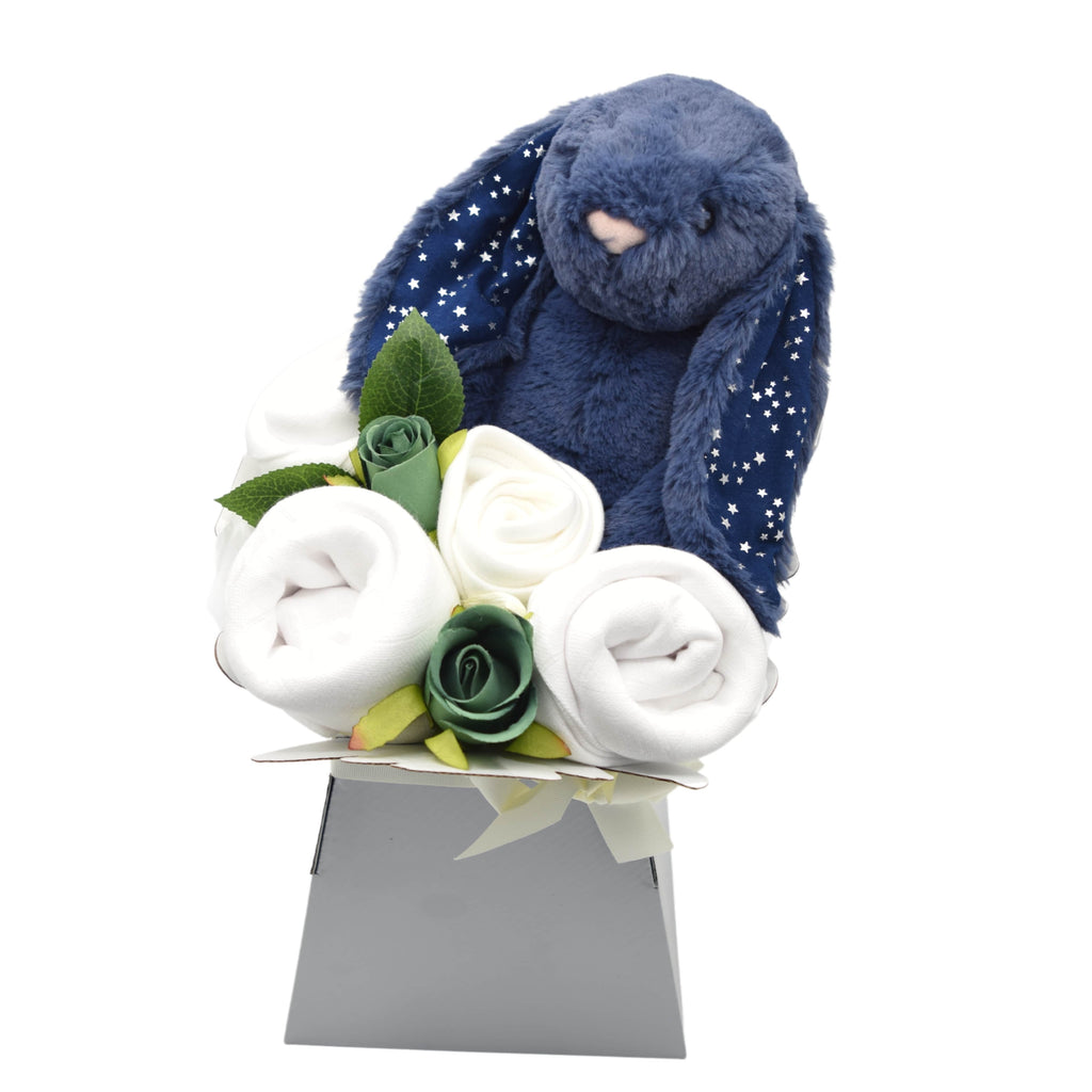 Jellycat Stardust Bunny Baby Bouquet Box