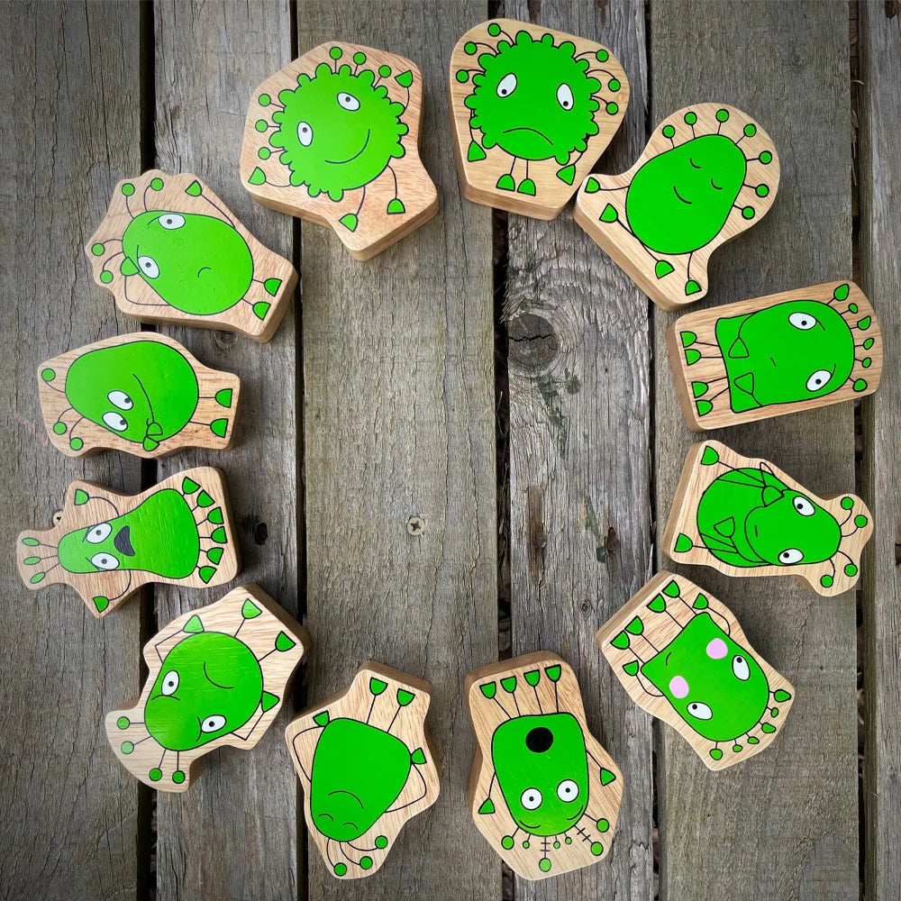 This Lanka Kade Feelings Folk Playset. Sold by Say It baby Gifts. Bright and colourful, this set comprises of 12 characters which can be used in everyday play activities to encourage the recognition of feelings and expressions. 