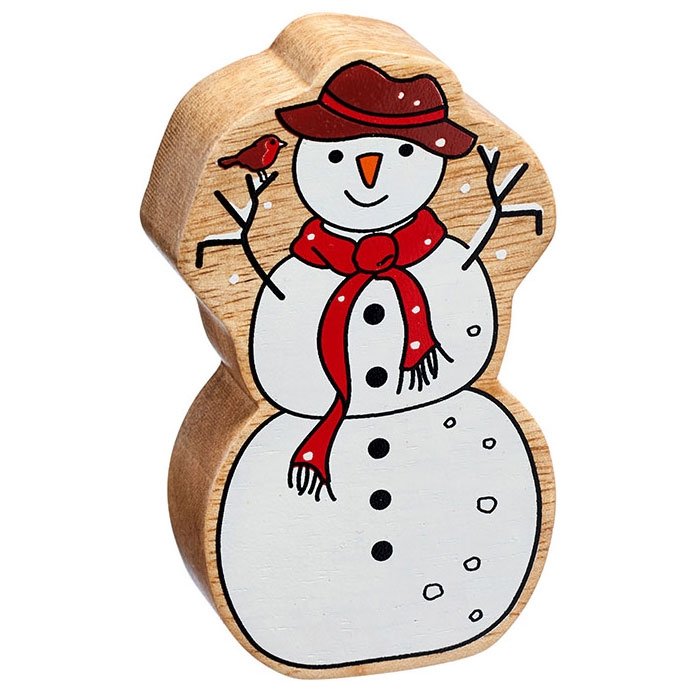 Lanka Kade Snowman Wooden Toy - Say it Baby GIfts