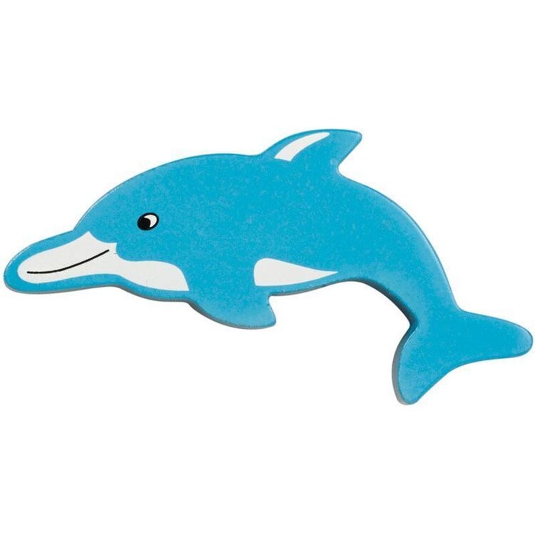 Lanka Kade Painted Wooden Dolphin Toy