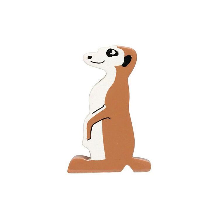 Lanka Kade Painted Wooden Meerkat Toy