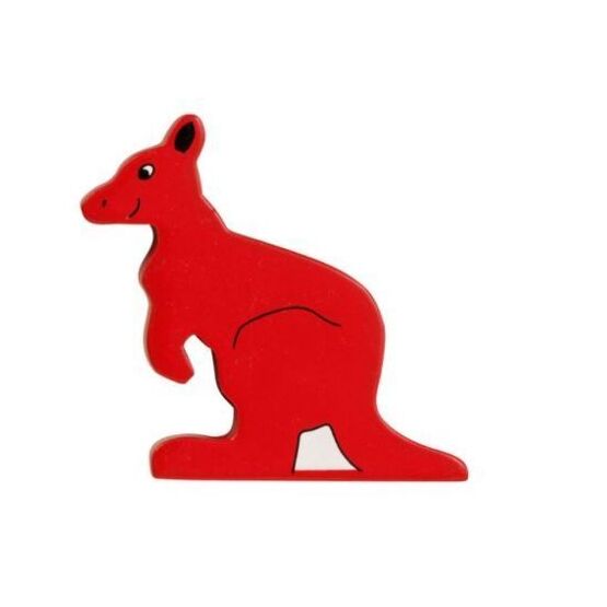 Lanka Kade Painted Wooden Kangaroo Toy