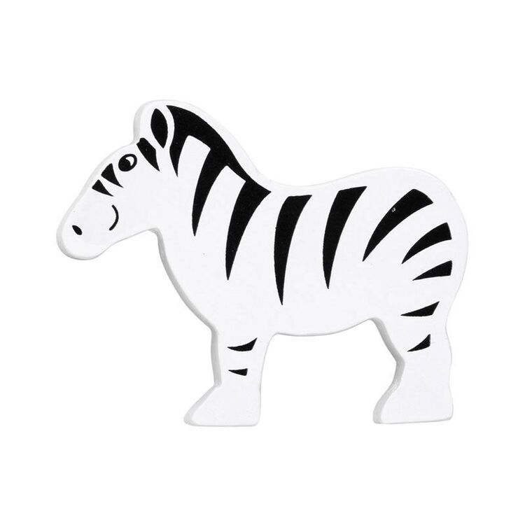Lanka Kade Painted Wooden Zebra Toy