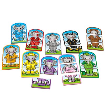 Orchard Toys Dress Up Nelly Game for age 2 and up. Sold by Say It Baby Gifts