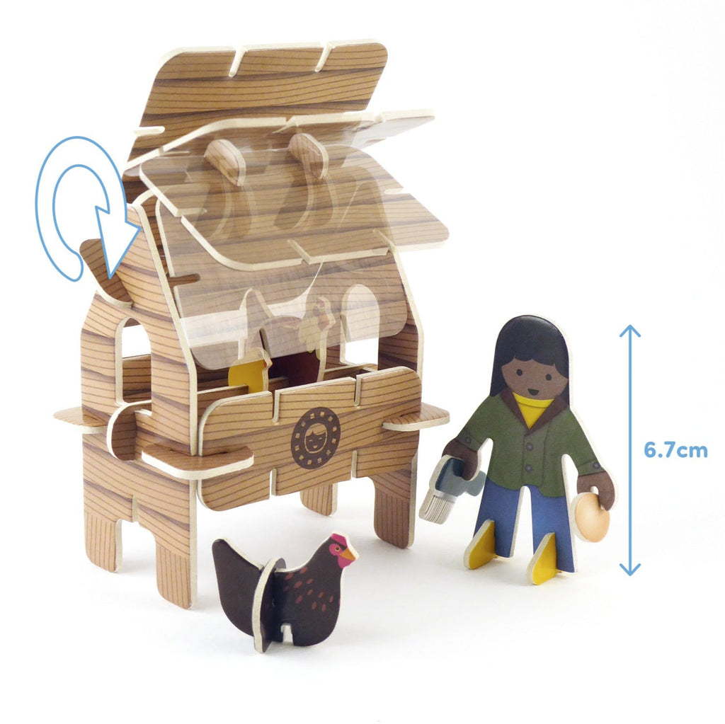 Fun on the farm with this brilliant Farmyard Eco-Friendly Build and Play Set by Playpress. Plastic Free Play. Eco Friendly Toy. Say It Baby Gifts
