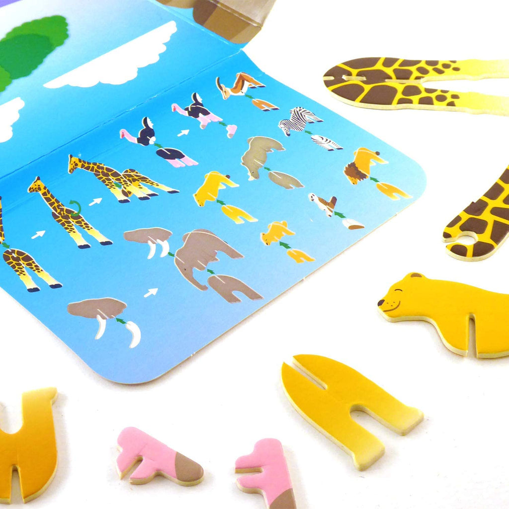 Savannah Animals Eco-Friendly Build and Play Set - Say It Baby 