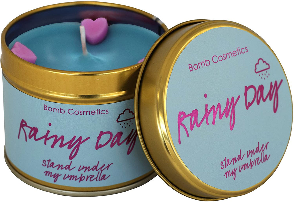 Rainy Day Tin Candle - Say It Baby 