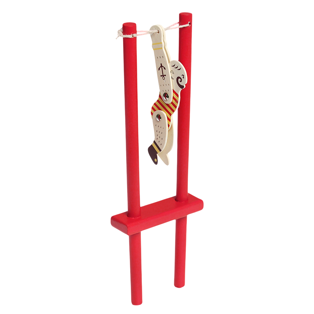 Mr Muscular Wooden Acrobatic Toy by Rex London. Sold by Say It Baby Gifts