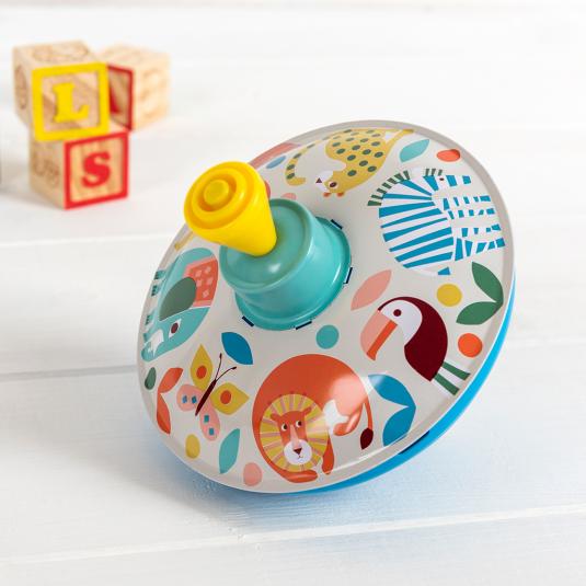 Rex London Wild Wonders Metal Spinning Top. Say It Baby Gifts