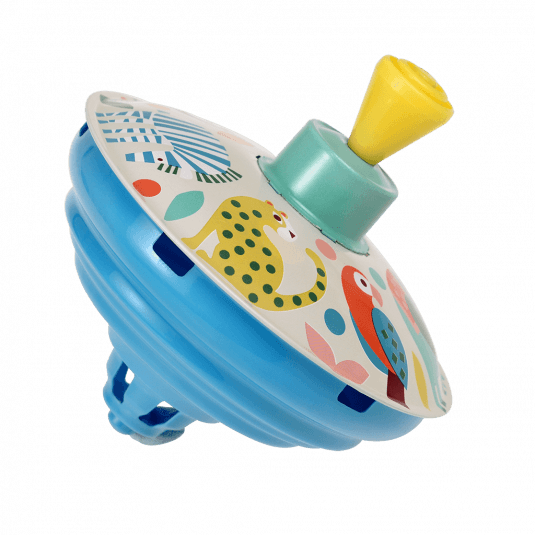 Rex London Wild Wonders Metal Spinning Top. Say It Baby Gifts