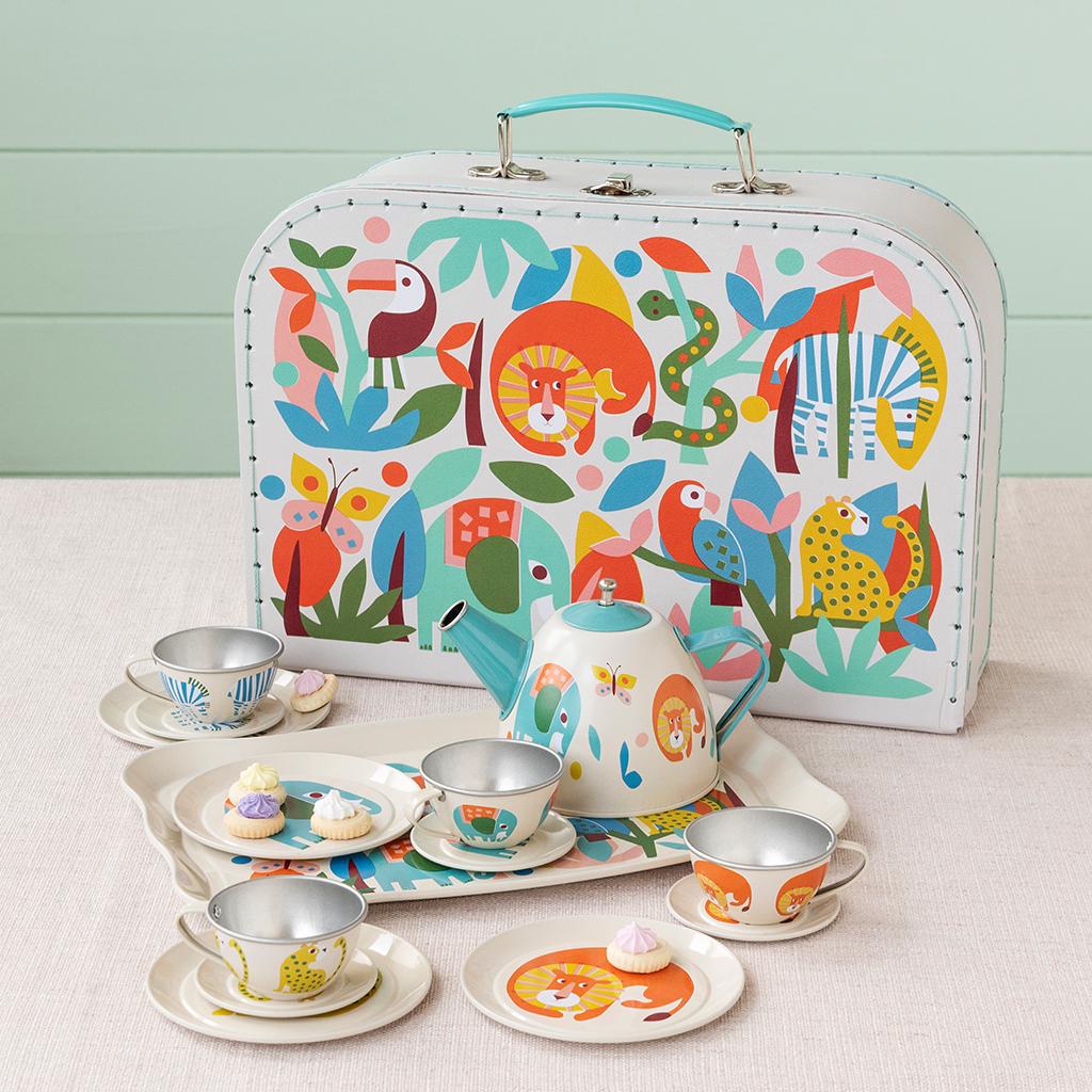It's time for afternoon tea! This fabulous Rex London Wild Wonders Tea Party Set is a brilliant imaginative gift for young children. Sold by Say it Gifts. A great imaginative play tea set for kids