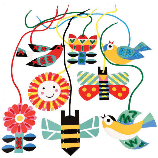 Rex London Cardboard Learn To Stitch Activity Set