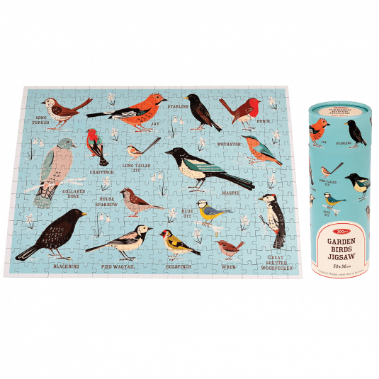 Rex London Garden Birds 300 Piece Puzzle In A Tube