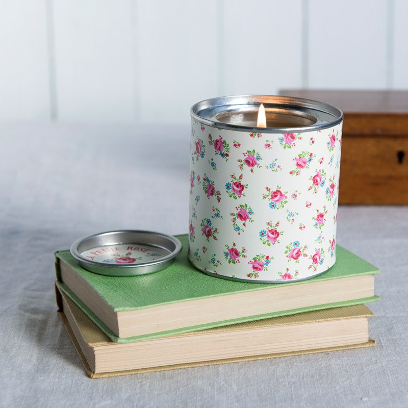 Rex London La Petite Rose Tin Candle - Say It Baby 