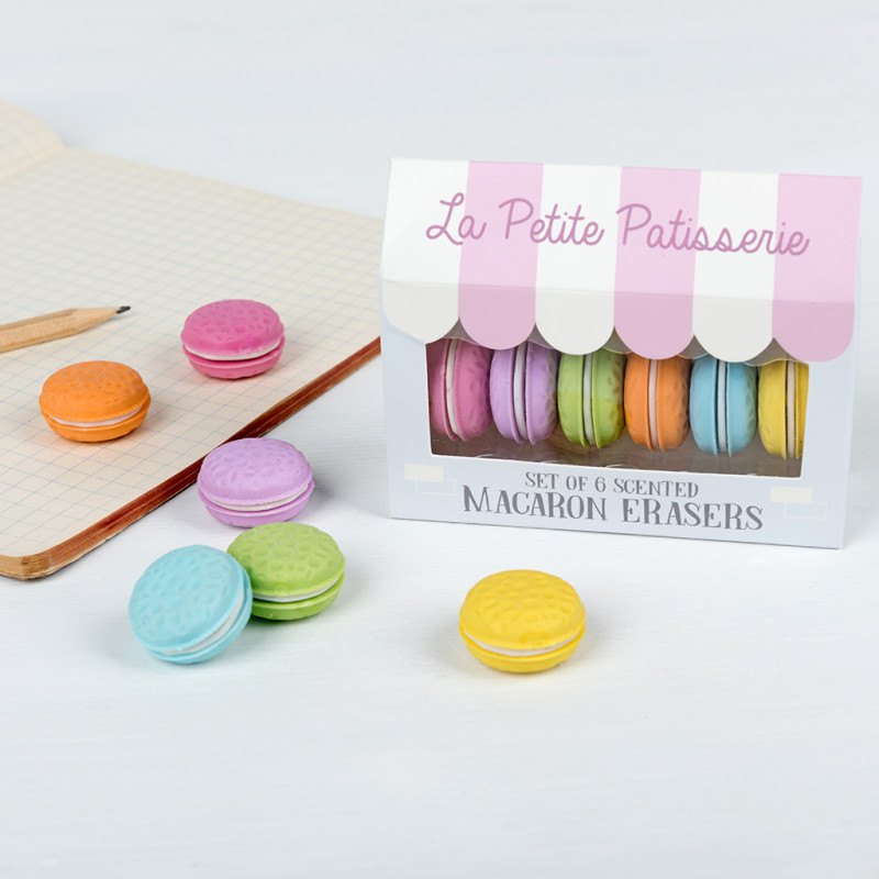 Rex London Scented Macaron Erasers - Say It Baby 