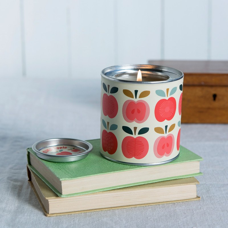 Rex London Vintage Apple Tin Candle - Say It Baby 