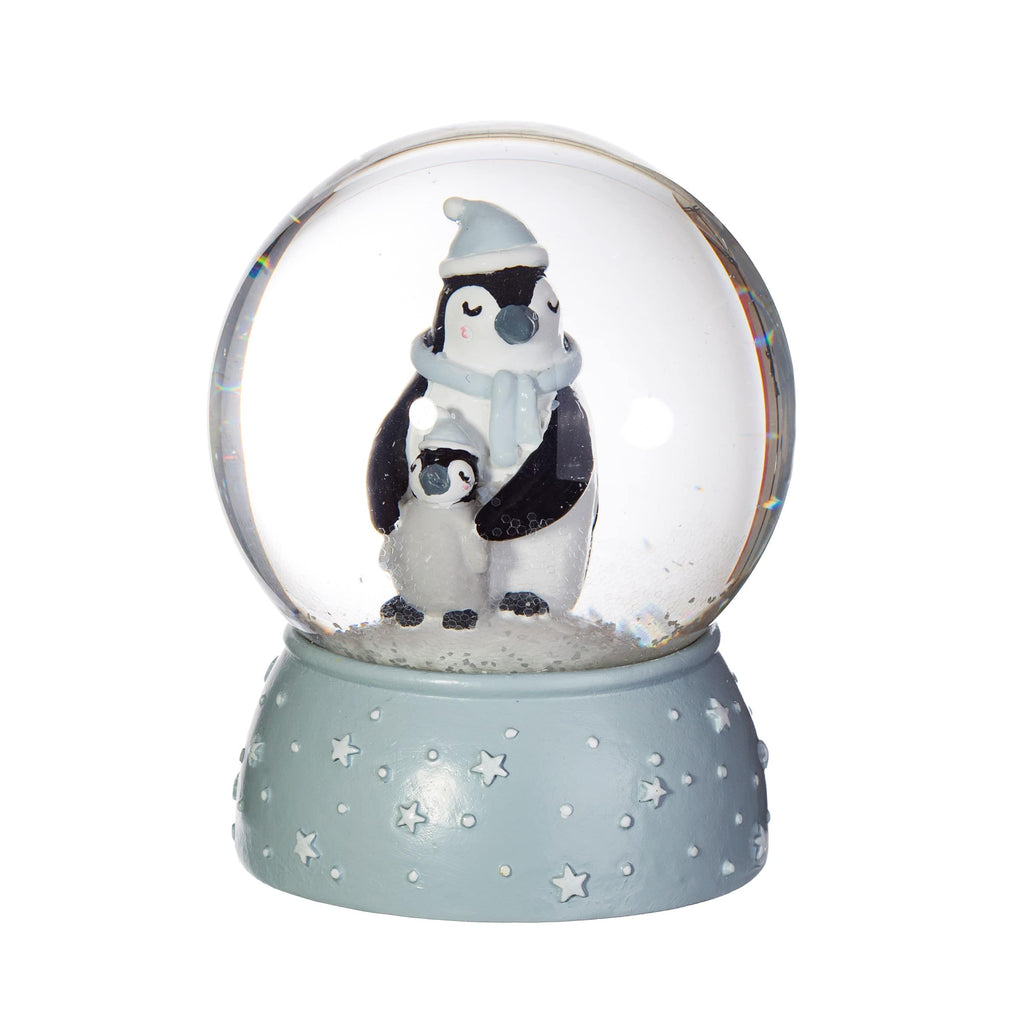 Sass & Belle Mum and Baby Penguin Snowglobe