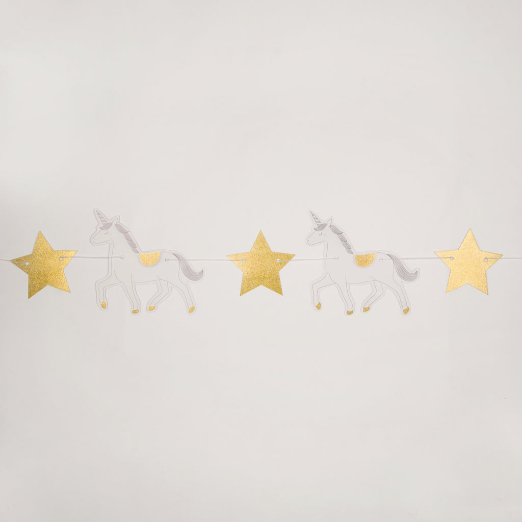 Sass & Belle Princess Unicorn Paper Bunting