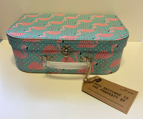 Single Sass & Belle Flamingo Suitcase - Say It Baby Gifts