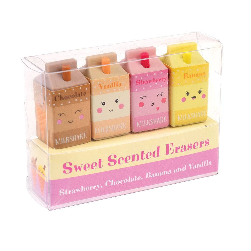 Scented Milkshake Erasers - Say It Baby 