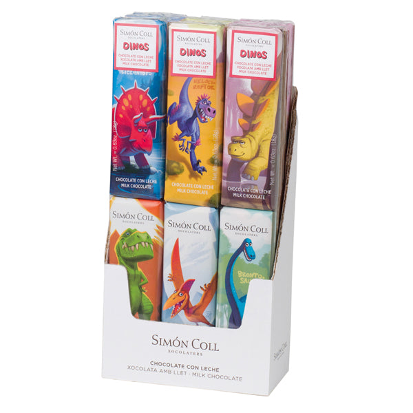 Simon Coll Dino Chocolate Bars (2 x 18g) - Say It Baby Gifts