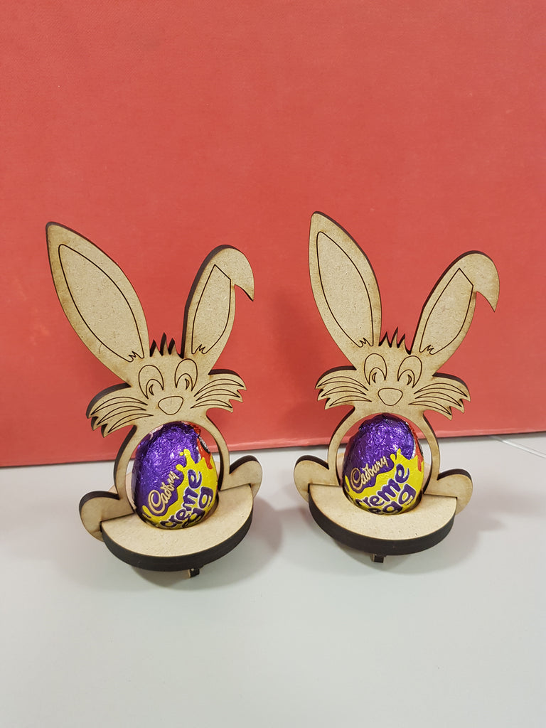 Strathaven Academy Wooden Easter Bunny - Say It Baby 
