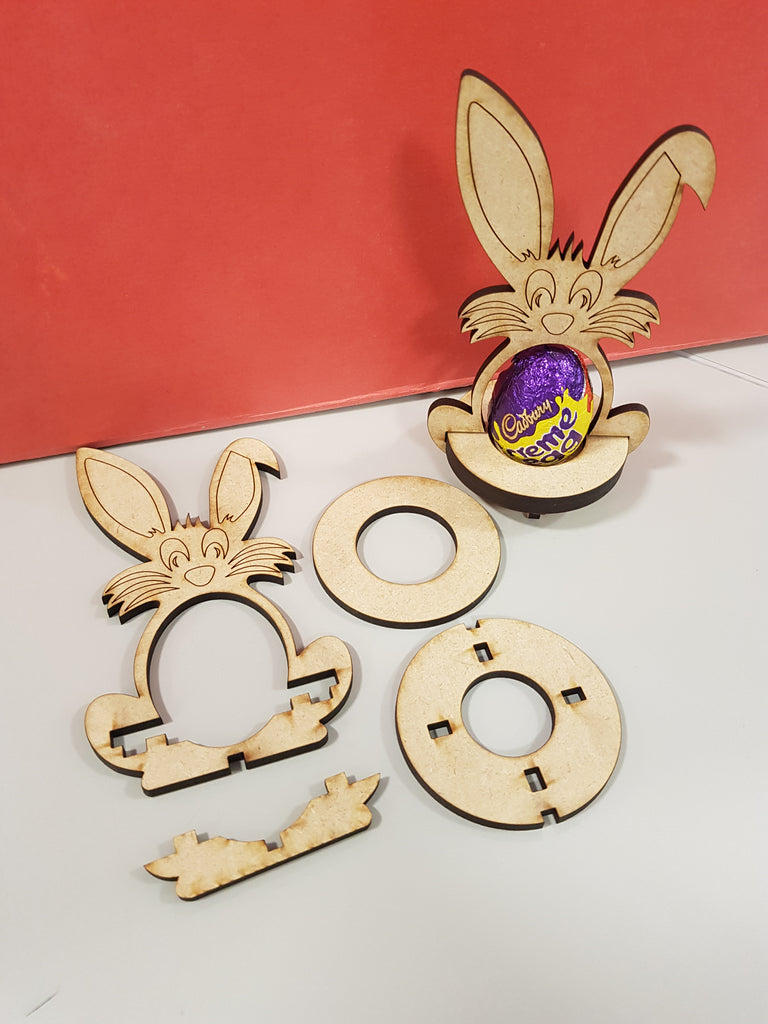 Strathaven Academy Wooden Easter Bunny - Say It Baby 