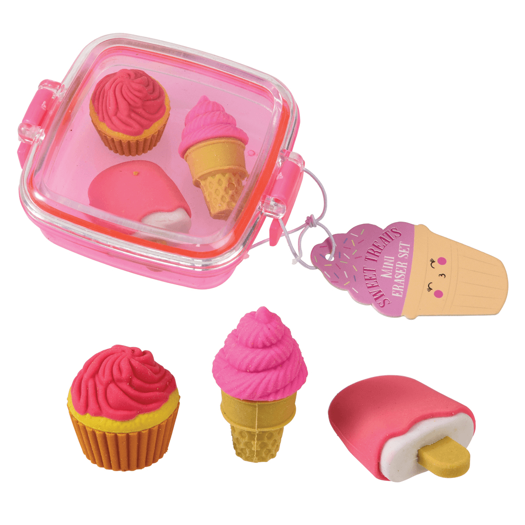 Rex London Sweet Treats Mini Eraser Set by Rex London By Say It Baby Gifts