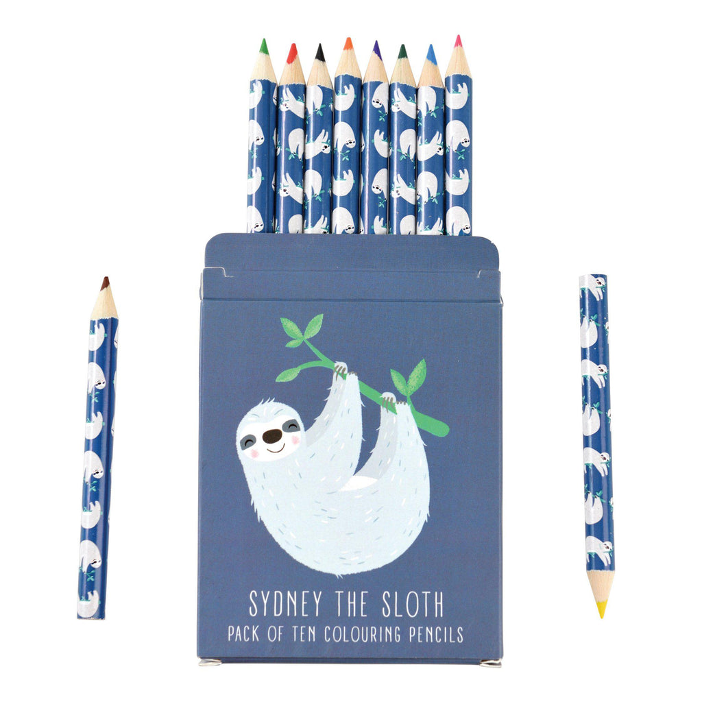 Sydney the Sloth Colouring Pencils - Say It Baby 