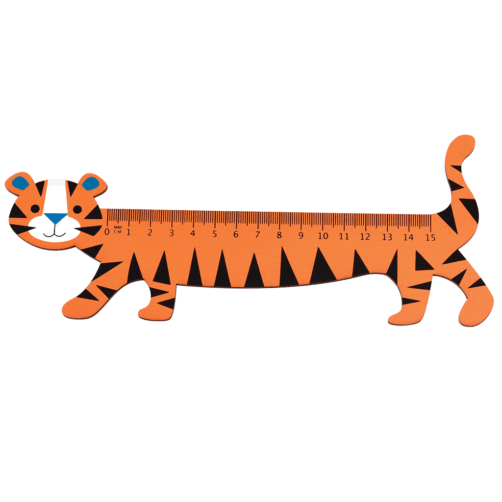 Rex London Tiger Wooden Ruler - Say It Baby Gifts