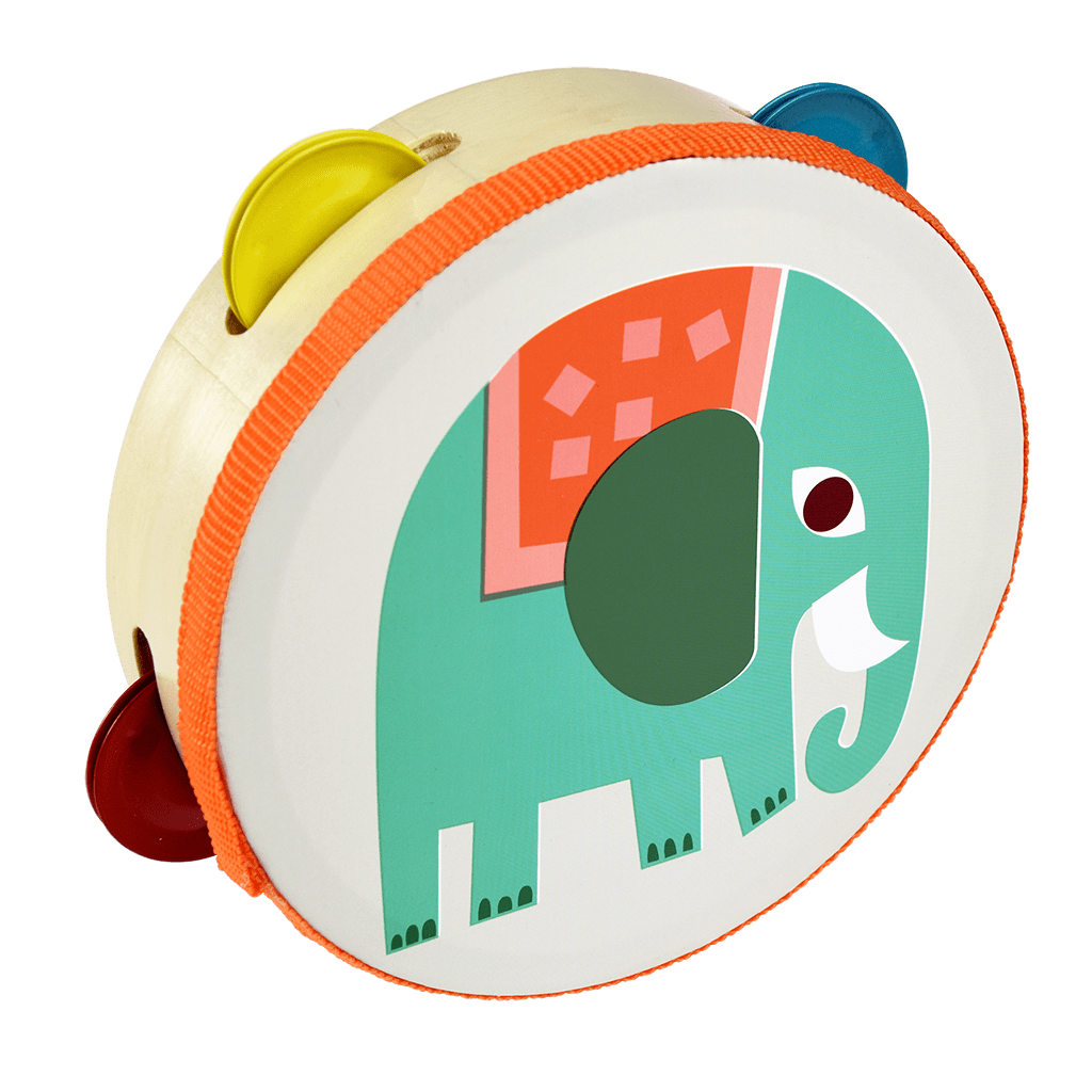 Wild Wonders Tambourine - Rex London. Say It Baby Gifts